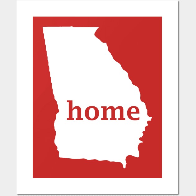 Georgia Home Wall Art by TBM Christopher